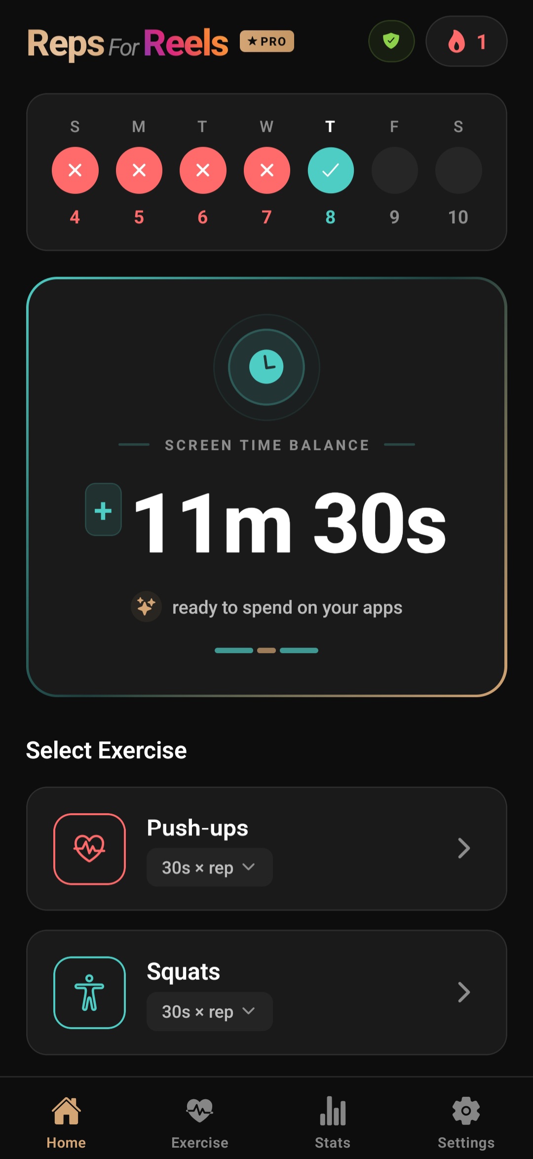 RepsForReels App Screenshot