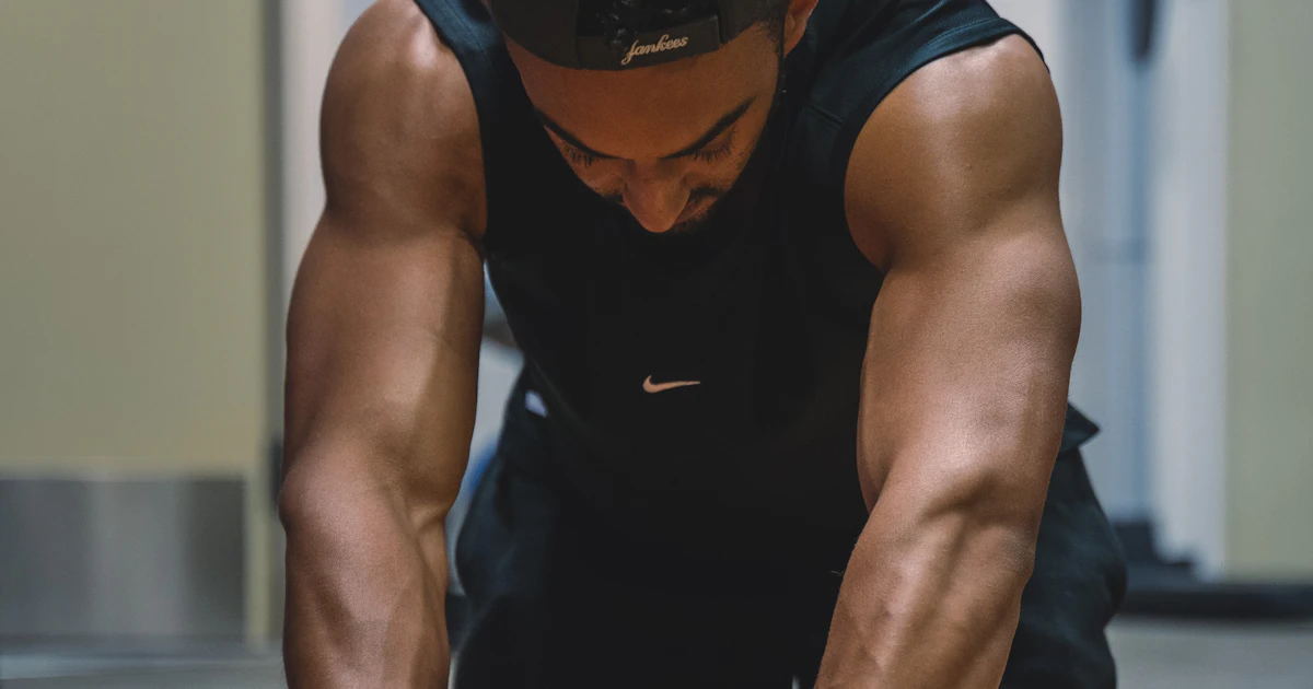 Person doing pushups with a phone showing earned screen time minutes